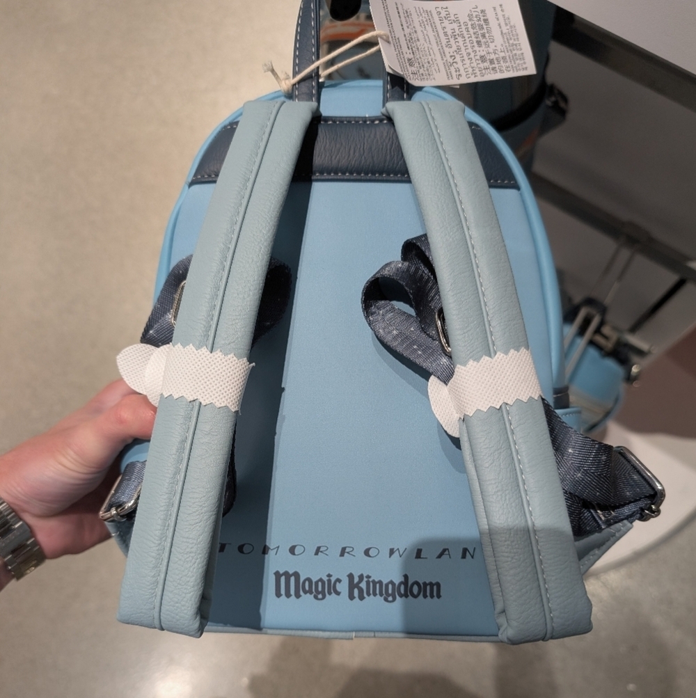 NWT 🌟 Magic Kingdom Loungefly Disney Parks Mini Backpack Tomorrowland - Picture 3 of 5
